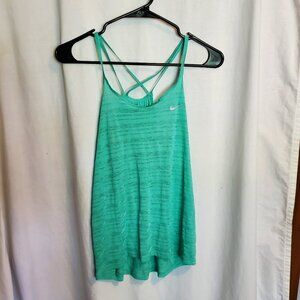 Nike Green Racerback Running Tank Top
